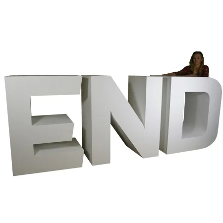 Protectively coated END letters