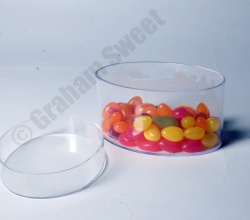110 x 70 x 50 mm mm  Clear Plastic Oval Box. Box of 456pcs. Equivalent of  ?1.54 each.