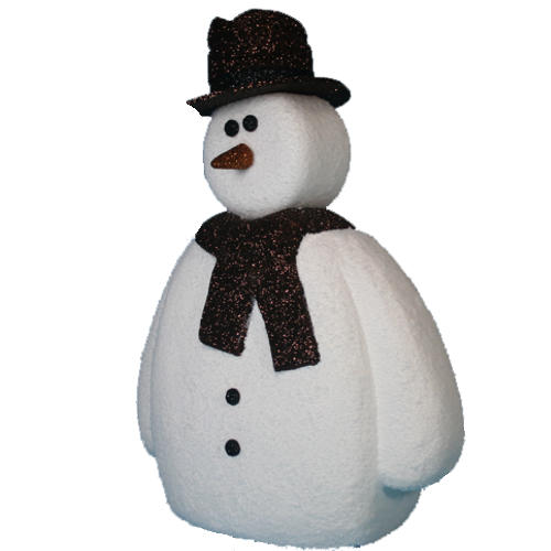 .Little Frank - 1100 mm high Polystyrene Snowman